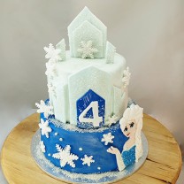 Frozen Castle Cake (D,V)
